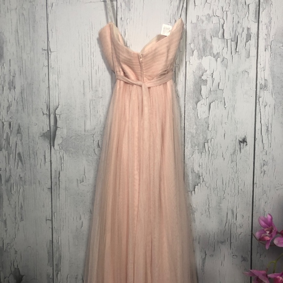 Jenny Yoo Collection Blush/Pink Strapless  Dress 4 - Picture 6 of 8